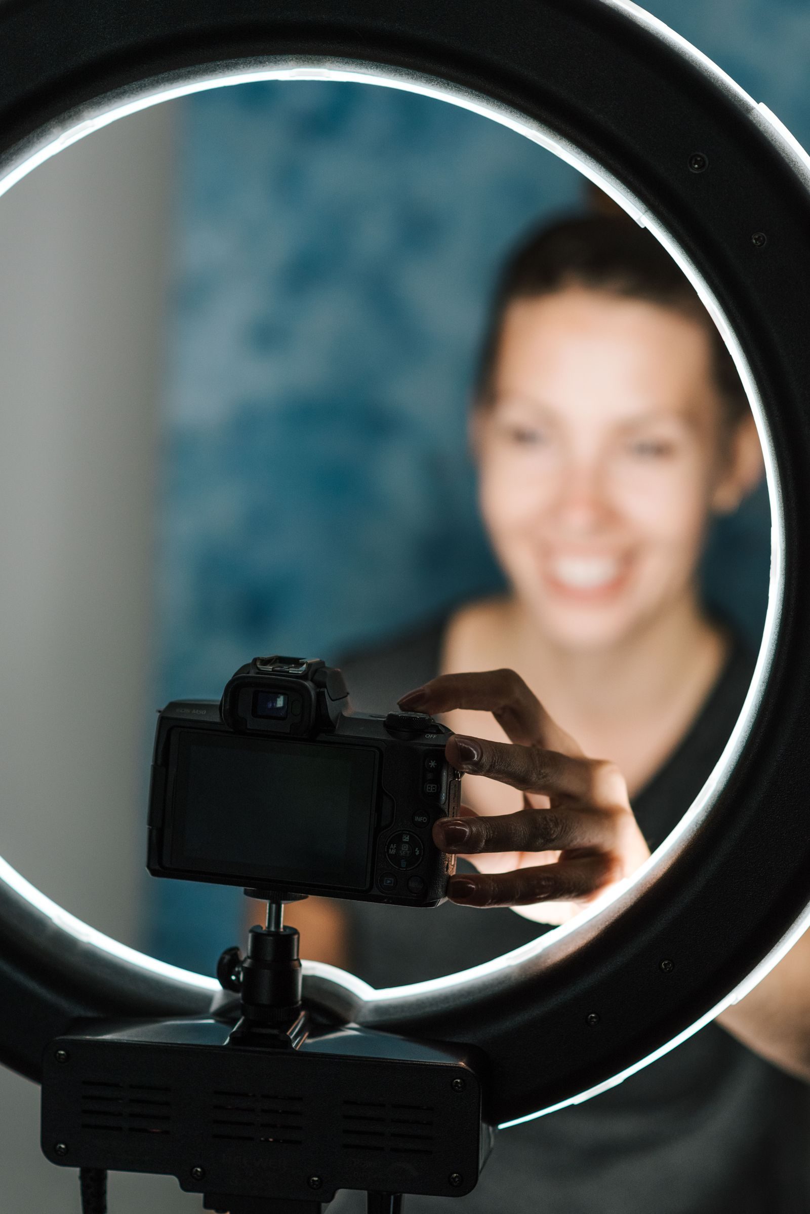 UGC creator shooting product content
